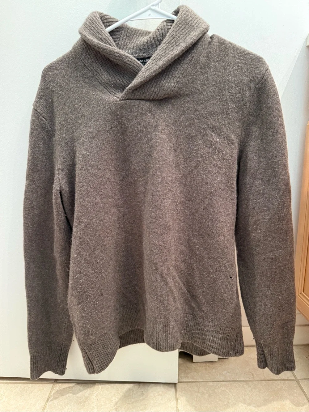 Banana Republic Shawl Collar Merino Sweater